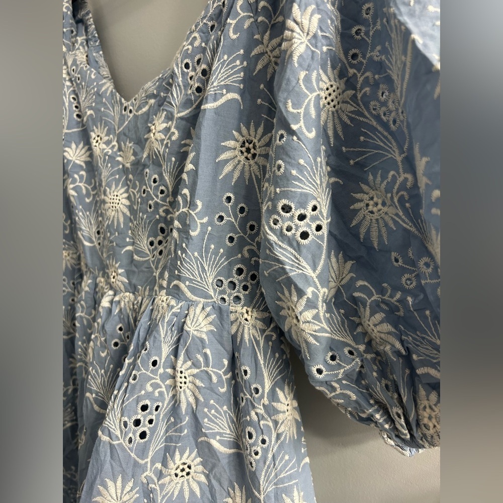 NWT Moonflower Eyelet Evy Sweetheart Mini Dress Curve - Picture 7 of 11